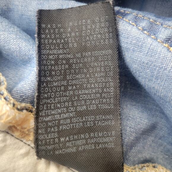 Allsaints Spitalfields Jack's Place Straight Leg Jeans Blue Size 27 - Picture 4 of 8